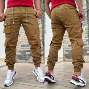 Pantalón Jogger Cargo Urbano para Hombre - Color Camel