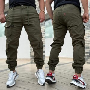 Jogger Cargo "Militar" Verde Olivo - Estilo Táctico y Urbano